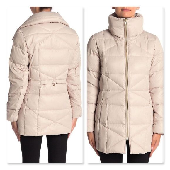 Cole Haan Signature Sateen Puffer Down Jacket - Picture 2 of 13
